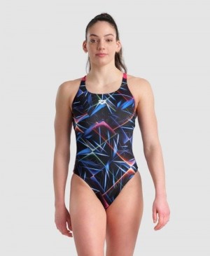 Arena Allover Pro Back One Piece Body Dam Svarta Olika Färger Rosa | BYFHDIO-47