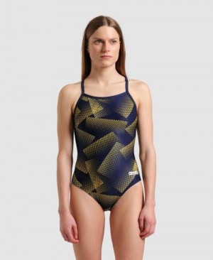 Arena Halftone Lightdrop Back One Piece Body Dam Olika Färger | PQCDUMT-32