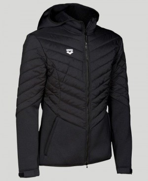 Arena Hooded Half-quilted Jacket Jackor Herr Olika Färger | KRYFMOX-57