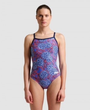 Arena Hydrangea Bouquet Light Drop Back One Piece Body Dam Olika Färger | SNDFHCW-43