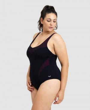 Arena Isabel Lightcross Back One Piece Plus Body Dam Olika Färger | GVDBAWE-65