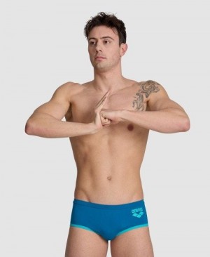 Arena One Big Logo Brief Kalsonger Herr Olika Färger | SVZQFNJ-92