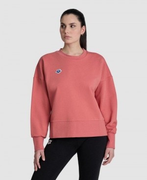 Arena Oversized Crew Neck Badkläder Dam Olika Färger | NHUPYIF-09