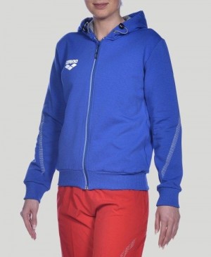 Arena Team Line Hooded Jacket Jackor Dam Kungsblått | TCRAMXP-93