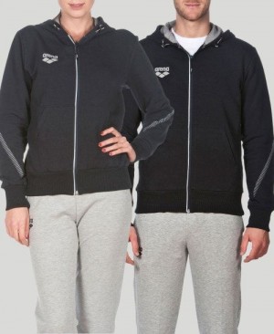 Arena Team Line Hooded Jacket Jackor Herr Marinblå | GXPIJYC-12