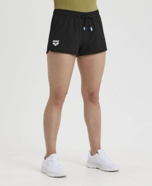 Arena Team Short Solid Shorts Dam Svarta | DXYSTBZ-80