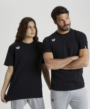 Arena Team T-shirt Panel Shorts Dam Svarta | BPVAZIQ-49