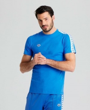 Arena Team Us T-shirt Shorts Herr Vita | VZTAMNG-23