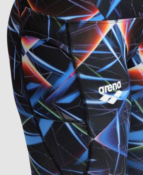 Arena Allover 7/8 Panel Tight Strumpbyxor Dam Svarta Olika Färger | LMVCISX-36