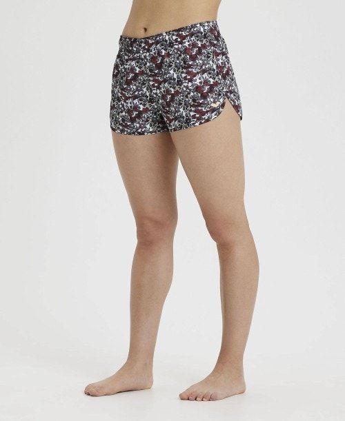 Arena Allover Beach Short Shorts Dam Vinröda Olika Färger | NMVDRTL-92