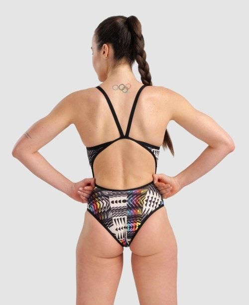 Arena Allover Super Fly Back One Piece Body Dam Svarta Olika Färger | LSGJHIT-87