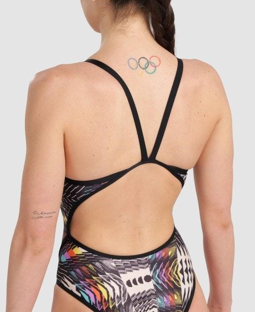 Arena Allover Super Fly Back One Piece Body Dam Svarta Olika Färger | LSGJHIT-87