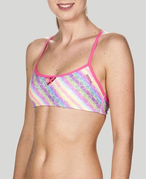 Arena Be Top (Bandeau Top) Top Dam Rosa | GUACPLQ-15