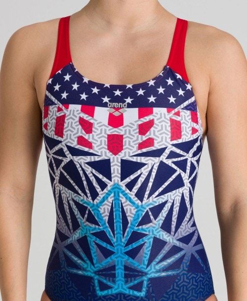 Arena Bishamon Usa Swim Pro Back One Piece Body Dam Olika Färger | JECPUSL-60