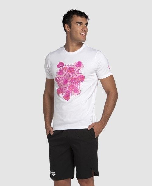 Arena Breast Cancer Awareness Collection T-shirt Shorts Dam Olika Färger | PWFOITY-39