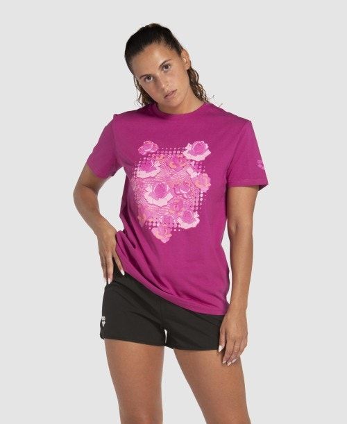 Arena Breast Cancer Awareness Collection T-shirt Shorts Herr Olika Färger | KBTASUN-29