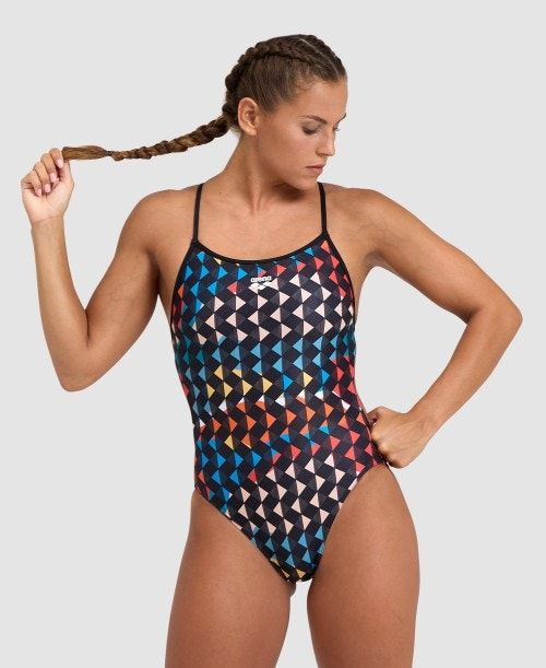 Arena Carnival Booster Back One Piece Body Dam Svarta Olika Färger | NRKJMOU-41