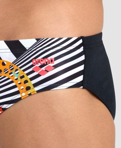 Arena Crazy Brief Kalsonger Herr Svarta Vita Olika Färger | GKWBVZD-59