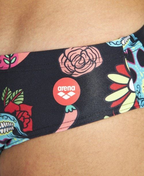 Arena Crazy Skulls Carnival Brief Kalsonger Herr Svarta Olika Färger | DFVBLGT-50