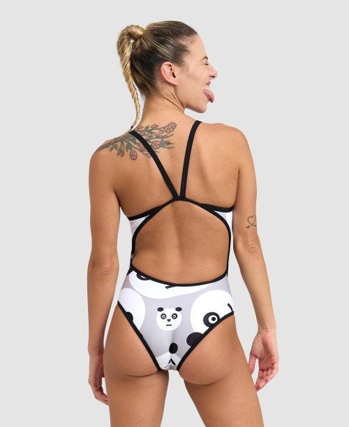 Arena Crazy Super Fly Back One Piece Body Dam Svarta Vita Olika Färger | CBZJNWV-76