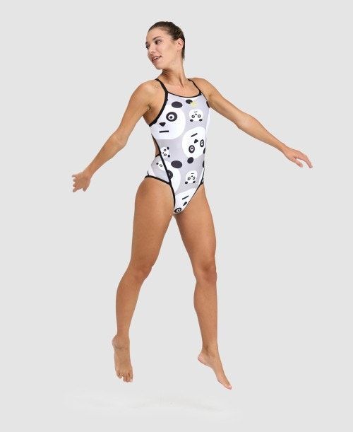 Arena Crazy Super Fly Back One Piece Body Dam Svarta Vita Olika Färger | CBZJNWV-76