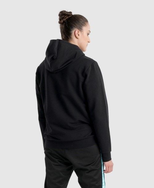 Arena Diamonds Solid Hoodie Hoodie Herr Svarta Vita Blå | BXJWEPV-43