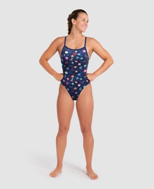 Arena Drew Kibler Collection Challenge Back One Piece Body Dam Olika Färger | CDSXJPW-01