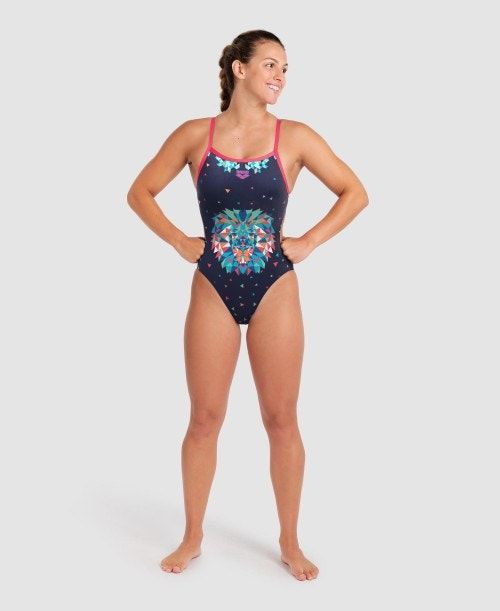 Arena Drew Kibler Collection Challenge Back One Piece Body Dam Olika Färger | GBYLWKN-67