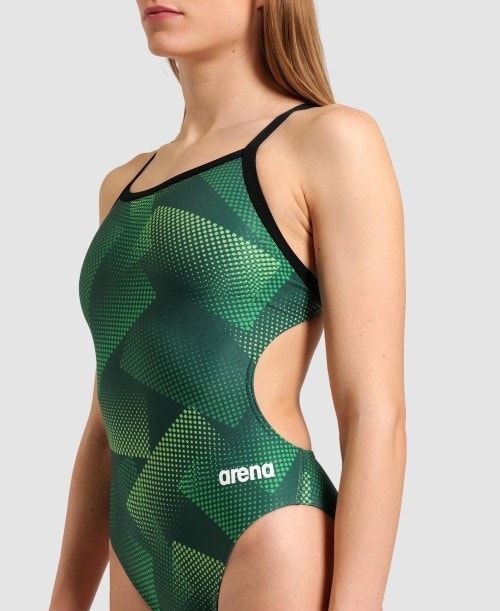 Arena Halftone Challenge Back One Piece Body Dam Olika Färger | VCENRBM-01