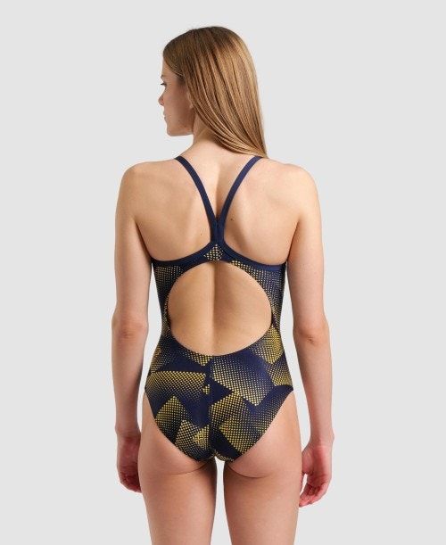 Arena Halftone Lightdrop Back One Piece Body Dam Olika Färger | PQCDUMT-32