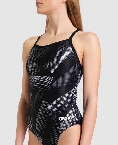 Arena Halftone Lightdrop Back One Piece Body Dam Olika Färger | BPJVOES-09