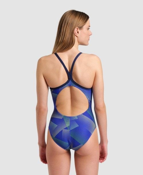 Arena Halftone Lightdrop Back One Piece Body Dam Olika Färger | SMVYFJG-82