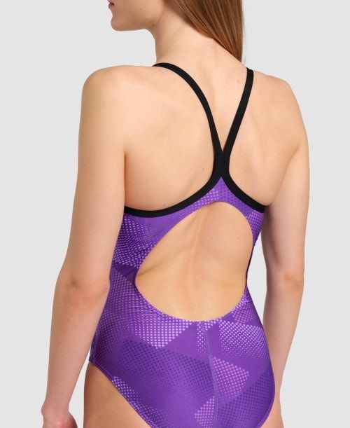 Arena Halftone Lightdrop Back One Piece Body Dam Olika Färger | VNDOIZG-85