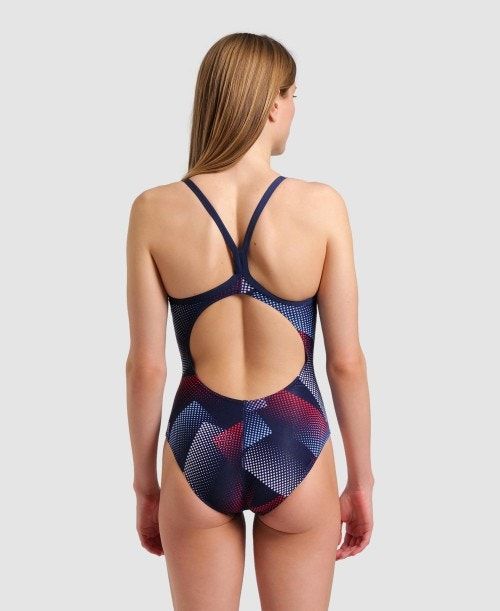 Arena Halftone Lightdrop Back One Piece Body Dam Olika Färger | FQMDYNV-06