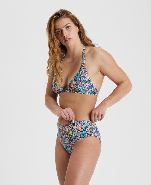 Arena Halterneck Bikini Multiprints Bikiniler Dam Olika Färger | DVMTWCA-60