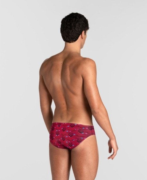 Arena Hearts Print Of The Month Brief Kalsonger Herr Olika Färger | QLBKNXI-90