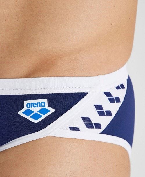 Arena Icons Brief Kalsonger Herr Marinblå Vita | SDZOBWA-31