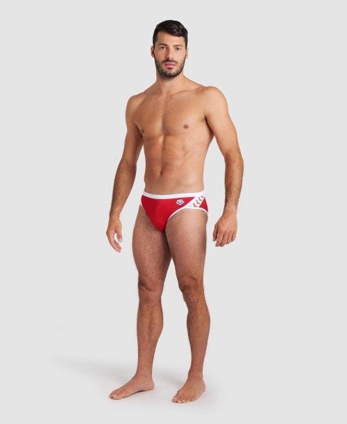 Arena Icons Brief Kalsonger Herr Röda Vita | GTJIMLR-13