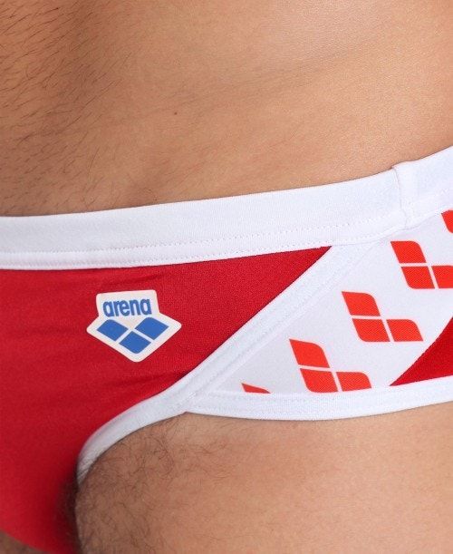 Arena Icons Brief Kalsonger Herr Röda Vita | GTJIMLR-13