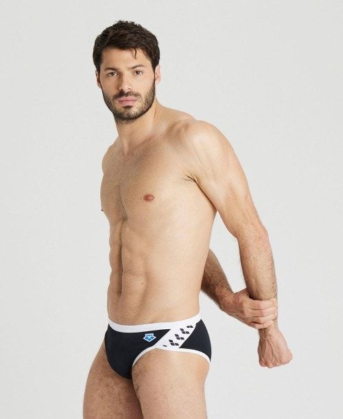 Arena Icons Brief Kalsonger Herr Svarta Vita | JOCDSRA-58