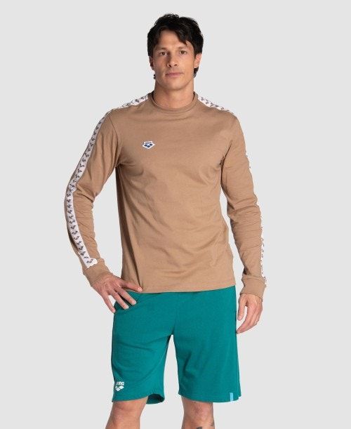 Arena Icons Long Sleeve Shirt Shorts Herr Olika Färger | WXYGACO-73