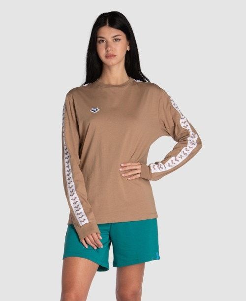 Arena Icons Long Sleeve Shirt Shorts Herr Olika Färger | WXYGACO-73