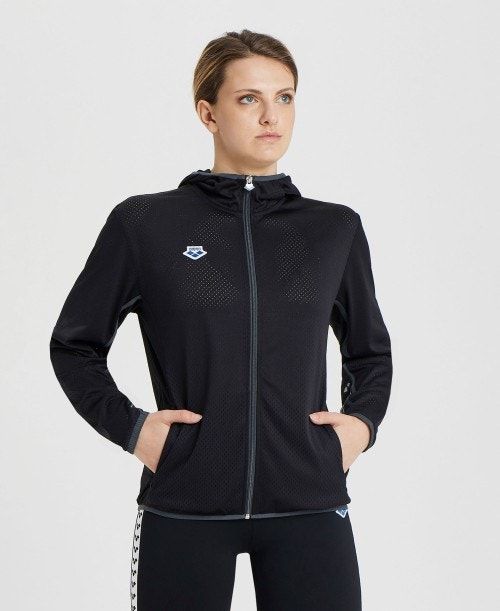 Arena Icons Mesh Jacket Jackor Herr Svarta Svarta Silver | BCHMAIK-13