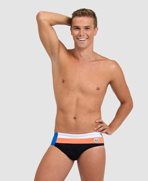 Arena Icons Panel Briefs Kalsonger Herr Svarta Vita | OXTRYED-01