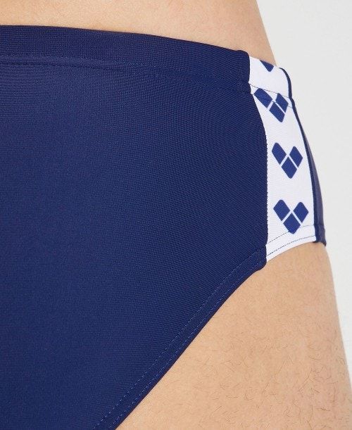 Arena Icons Solid Brief Kalsonger Herr Marinblå | OGRDUQX-69