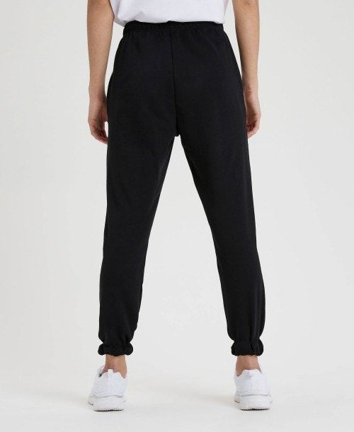 Arena Icons Solid Pant Byxor Dam Svarta Vita Svarta | BQUOIXE-53