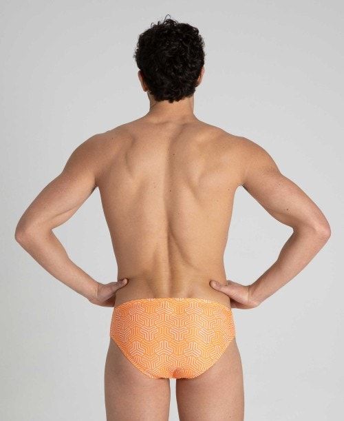 Arena Kikko Brief Kalsonger Herr Svarta Olika Färger Orange | WGFBSQV-68