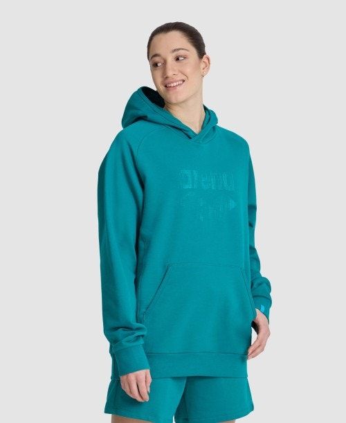 Arena Logo Hooded Sweatshirt Tröjor Dam Olika Färger | GPLCINO-41