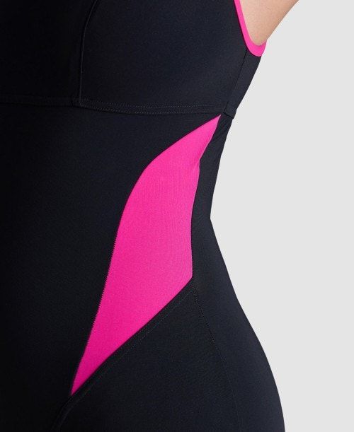 Arena Makimurax One Piece Body Dam Svarta Rosa Lila | ZWMBJKP-82