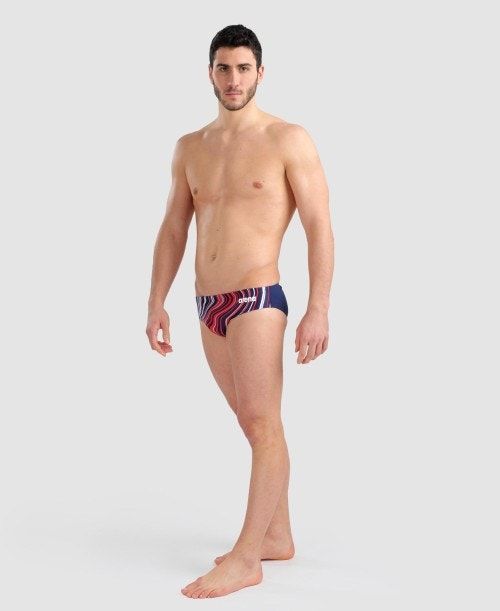 Arena Marbled Brief Kalsonger Herr Olika Färger | UHKBDTF-80